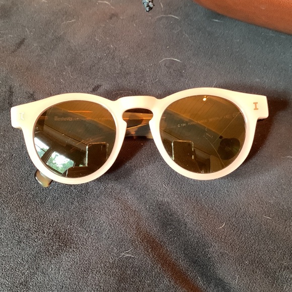 Illesteva for J Crew Leonard Sunglasses in pink tortoise - Picture 2 of 4